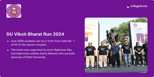 DU Viksit Bharat Run 2024: Over 5000 Students Participate, Celebrities Arrive in Support